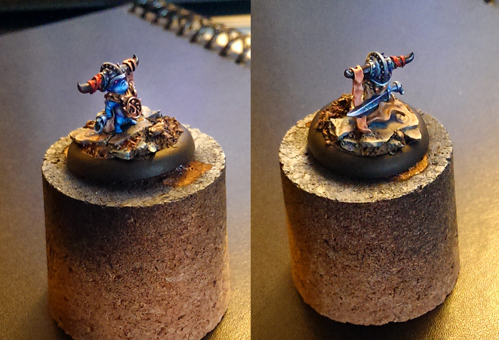 finished model