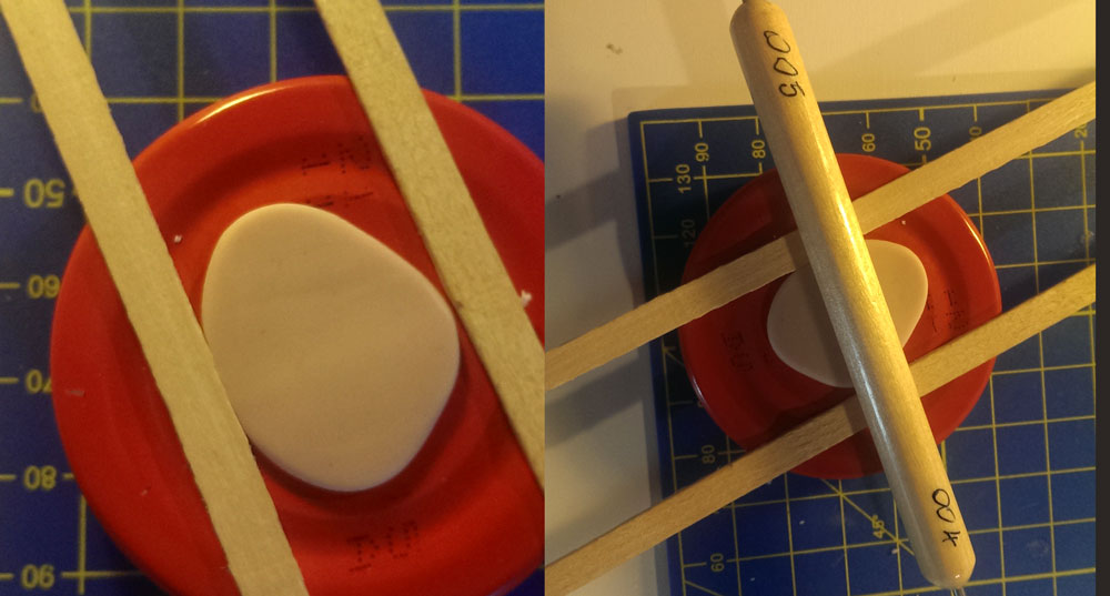 cylinder like shape to roll out the clay